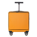 18 inch trolley luggage Business travel suitcase spinner wheels carry on rolling luggage with laptop bag Front opening case box
