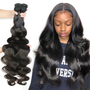 30 32 34 36 38 40 Inch Body Wave Bundles Brazilian Hair Weave Bundles 1/3/4PCS hoho 100% Human Hair Bundles Remy Hair Extensions