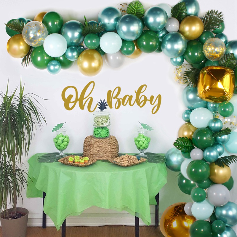 Macaron Balloon Chain Wedding Birthday Party Decoration Kids Baby Shower Balloon Garland Arch Kit 1st Birthday Balloon Blue Set