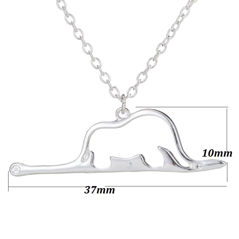 Jisensp Simple Lightning Necklaces & Pendants Punk Fox Elephant Charm Necklace 2020 Geometirc Horseshoe Choker Necklaces Jewelry