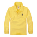 High Quality Kids Boys Polo Shirts Brand For Children Girls Casual Shirt Long Sleeve Cotton White Yellow Colors