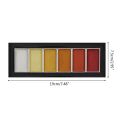 6 Colors Cool Warm Metallic Watercolor Paint Set for Artist Drawing Glitter Water Color Pan Pigment Art Supplies