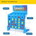 Connect 4 Game 1 Set Board Game Entertainment Connect Sports Educational Puzzle Toys For Kids Finger Basketball Shooting Game