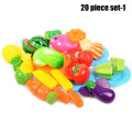 Play Fruit Kit for Kids Vegetable Set Roleplay Toddler Playhouse Game for Girls Boys Toys M09