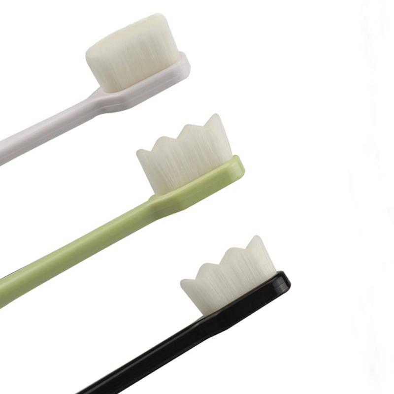 1PC Portable Ultra-thin Super Soft Toothbrush Environmentally Million Toothbrush Portable Toothbrush Deep Cleaning Oral Care Too