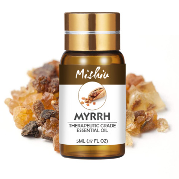 Mishiu Myrrh Essential Oil Humidifier Aroma Oil Body Massage Oil Freshening Aromatherapy Massage Oils Skin Care 5ML