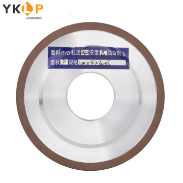 Diamond Grinding Wheel Cutting Disc Resin Bond Grinder for Tungsten Steel Milling Cutter Sharpener 100/125/200mm 240Grit 1Pc