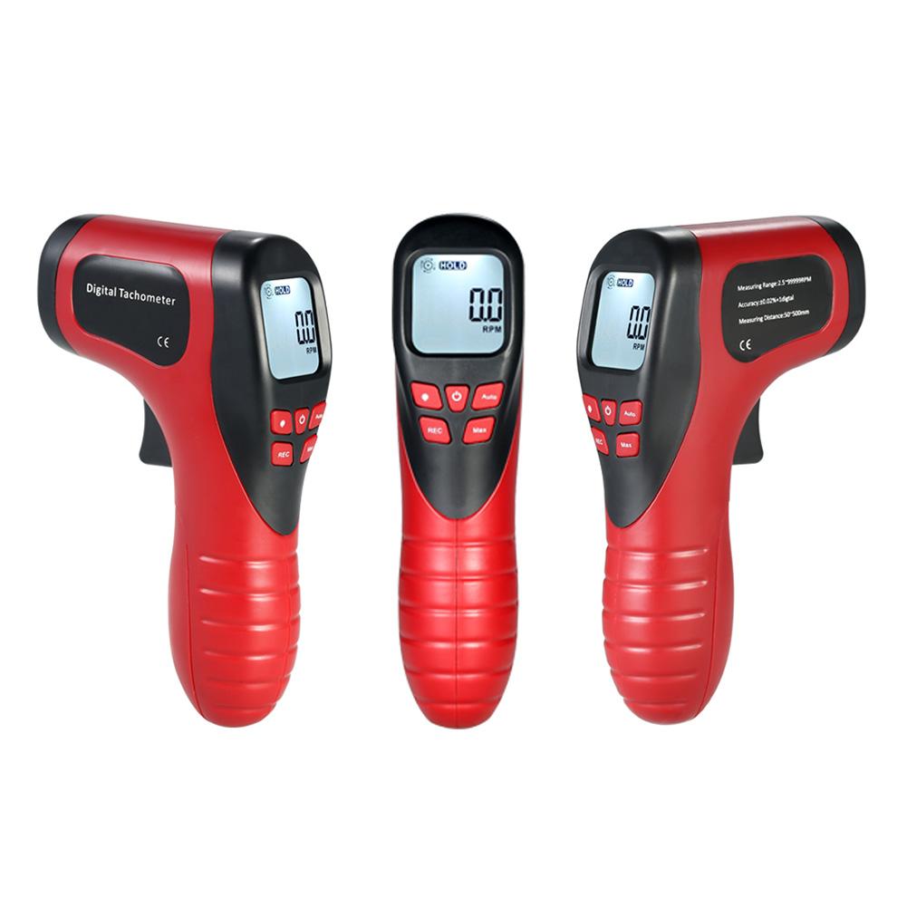 TL-900 Non-contact Laser Digital Tachometer Speed Measuring Instruments Measuring Range 2.5-99999 RPM Dropshipping