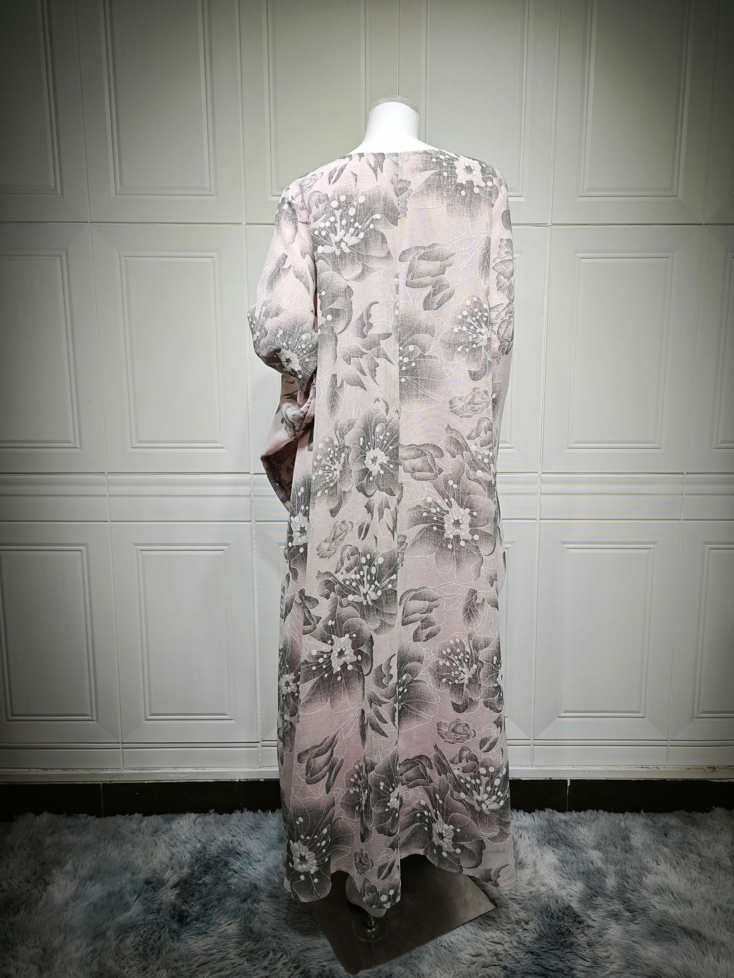 Sequined Jalabiya Abaya Dress AB490 (17)