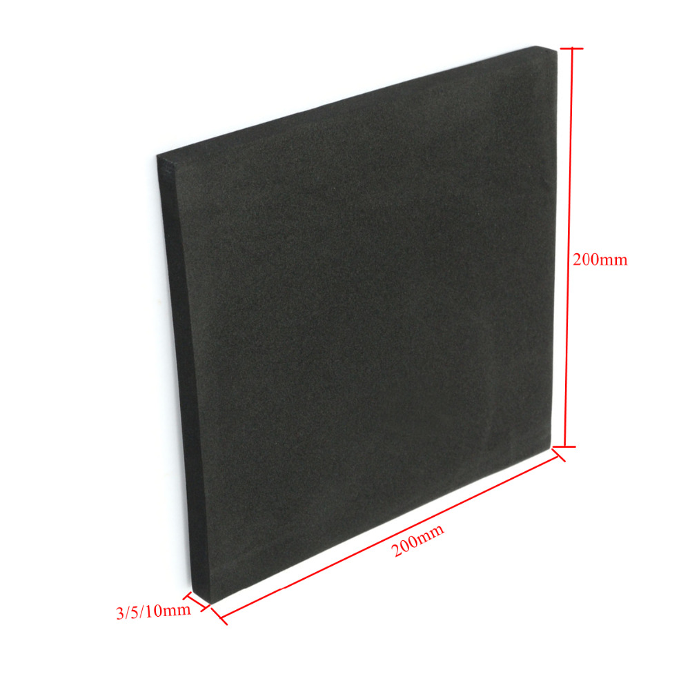 200x200/150x150mm 3/5/10/15mm ESD Anti Static Pin Insertion High Density Foam Soundproofing Foam Sound-Absorb Noise Sponge Foam