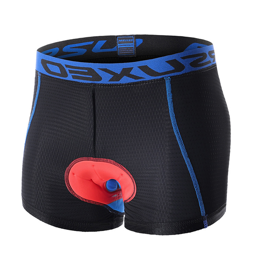 Thickened 5D Gel Pad Cycling Shorts Men Cycling Underwear Pro Shockproof Bicycle Shorts Riding Clothing MTB Road Bike Underwear