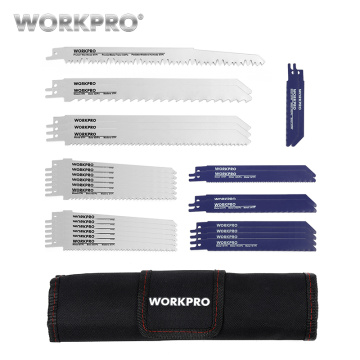 WORKPRO 32PC Saw Blades Metal Cutting Blades Reciprocating Saw Blade Set for Wood PVC Fibreboard Cutting