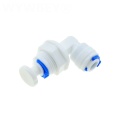 Reverse Osmosis Elbow Straight Bulkhead Equal 1/4" 3/8" OD Hose Connection Coupling RO Water Plastic Quick Fitting Connector