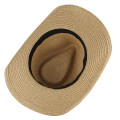 Western Cowboy Hat Sun Hat For Men Cowgirl Summer Hats For Women Lady Straw Hat With Alloy Feather Beads Beach Cap Panama #L5