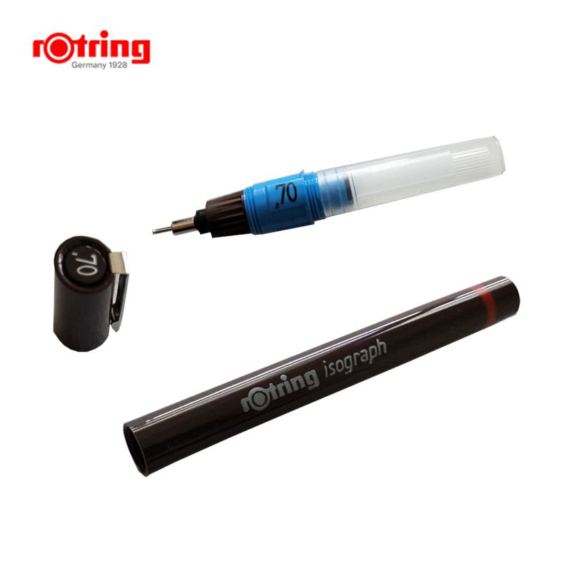 Rotring Isograph pen Porous-point refilled ink drawing pen 0.1mm-1.0mm needle hook line pen 1 piece