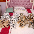 2020 Soft Stuffed Animals Tiger Plush Toys Pillow Animal Lion Peluche Kawaii Doll Cotton Girl Brinquedo Toys For Children
