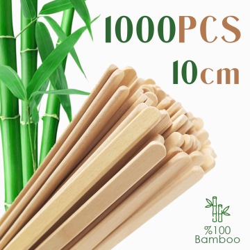 Made In Turkey 1000 PCS 10 cm Wooden Coffee Tea IceCream Popsicle Lolly Sticks Beverage Stir Stirrers DIY Crafts Sticks tools