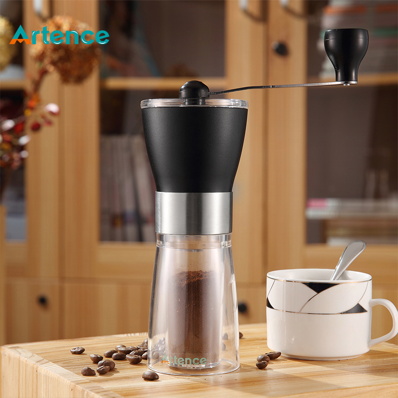 Manual Ceramic Coffee Grinder Washable ABS Ceramic core Stainless Steel Home Kitchen Mini Manual Hand Coffee Grinder
