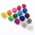 10PCS artificial straw wedding decorative flower wreath home Christmas decoration rattan ball DIY curtain hanging accessories