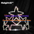Crystal Star Shaped Pageant Crowns