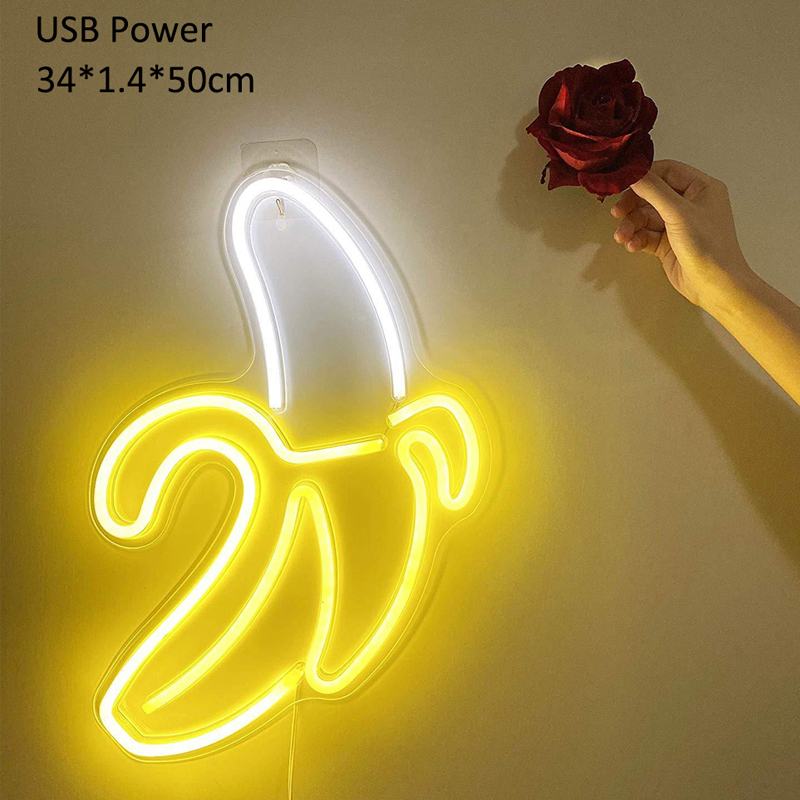 LED Neon Light Sign USB Powered Led Decorative Lamps Neones Sign Panel Holiday Christmas Party Wedding Home Wall Decoration