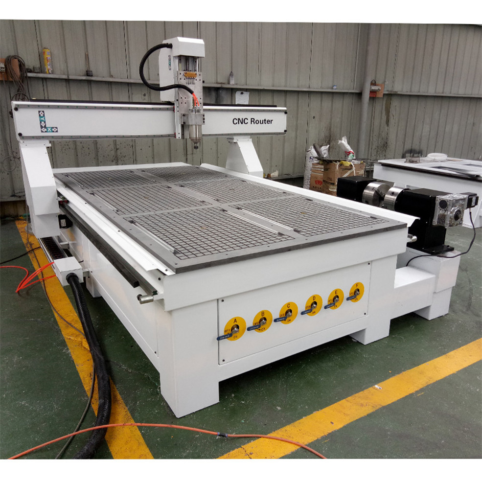China factory 4 Axis Cnc Router 1325 Wood CNC Milling Machine With Mach3 Metal Cnc Engraving Machine