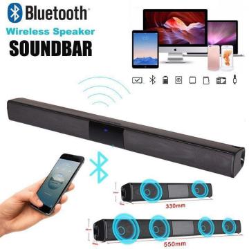 Wireless Bluetooth Soundbar Stereo Speakers Hifi Home Theater TV Sound Bar Surround Sound System AUX TF FM Radio Column