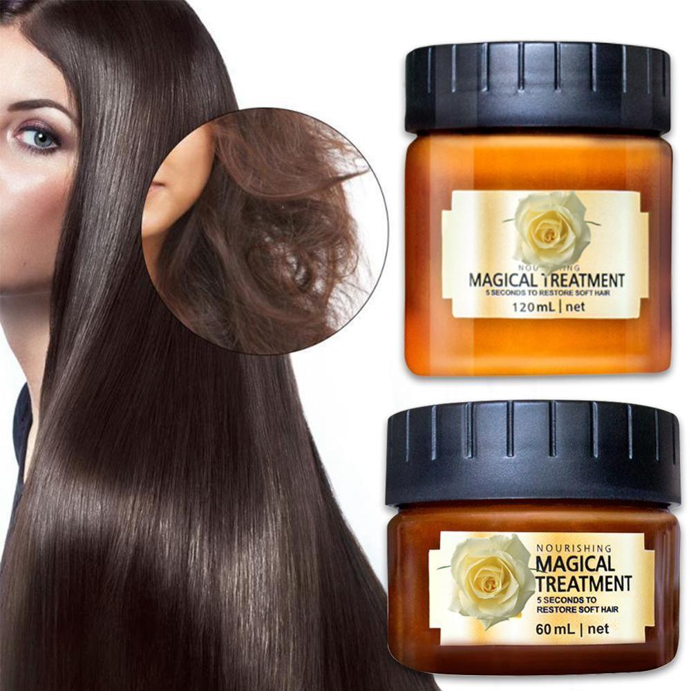 Hair Repair Mask for Damaged Hair Care Magical Treatment Deep Repairing Hair Mask Hair Filler Keratin Cream Salon Essential Oil