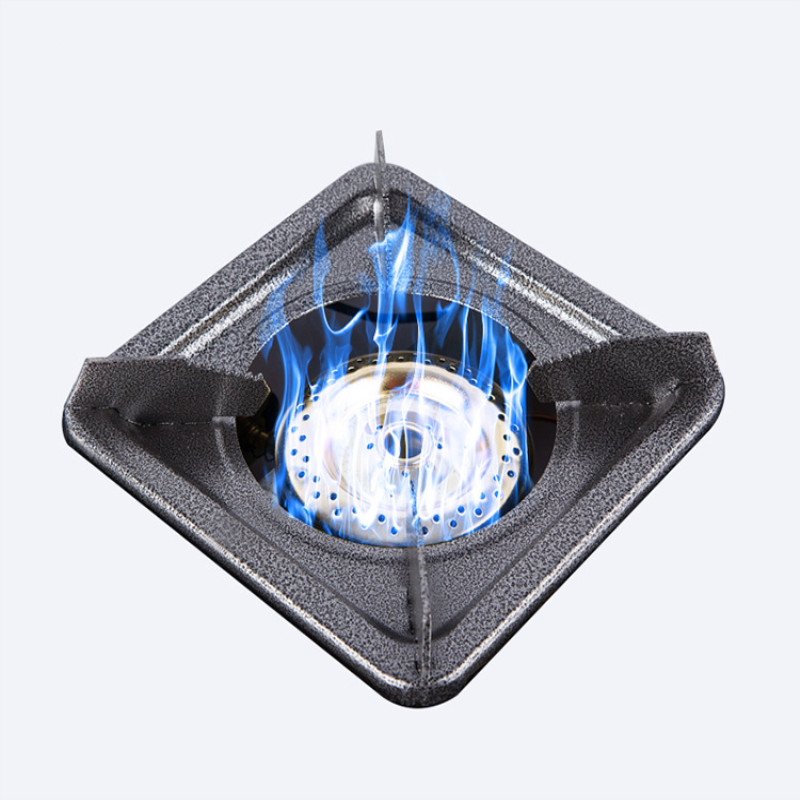 Commercial 4-cooker Liquefied Gas Cooktop Energy Saving Head Gas Stove Fire Stove Restaurant Cooking Tool Stainless Steel