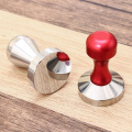 58mm Stainless Steel Espresso Coffee Tamper, Silicone Tamper Mat