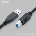 High Speed USB 3.0 Type A To B Male Data Sync Cord Printer Cable 0.3/0.5/1/1.8/3/5m For HP Canon Lexmark Samsung CyberPower