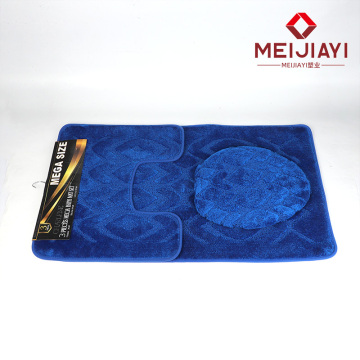 Anti-slip cotton fleece bathroom carpet