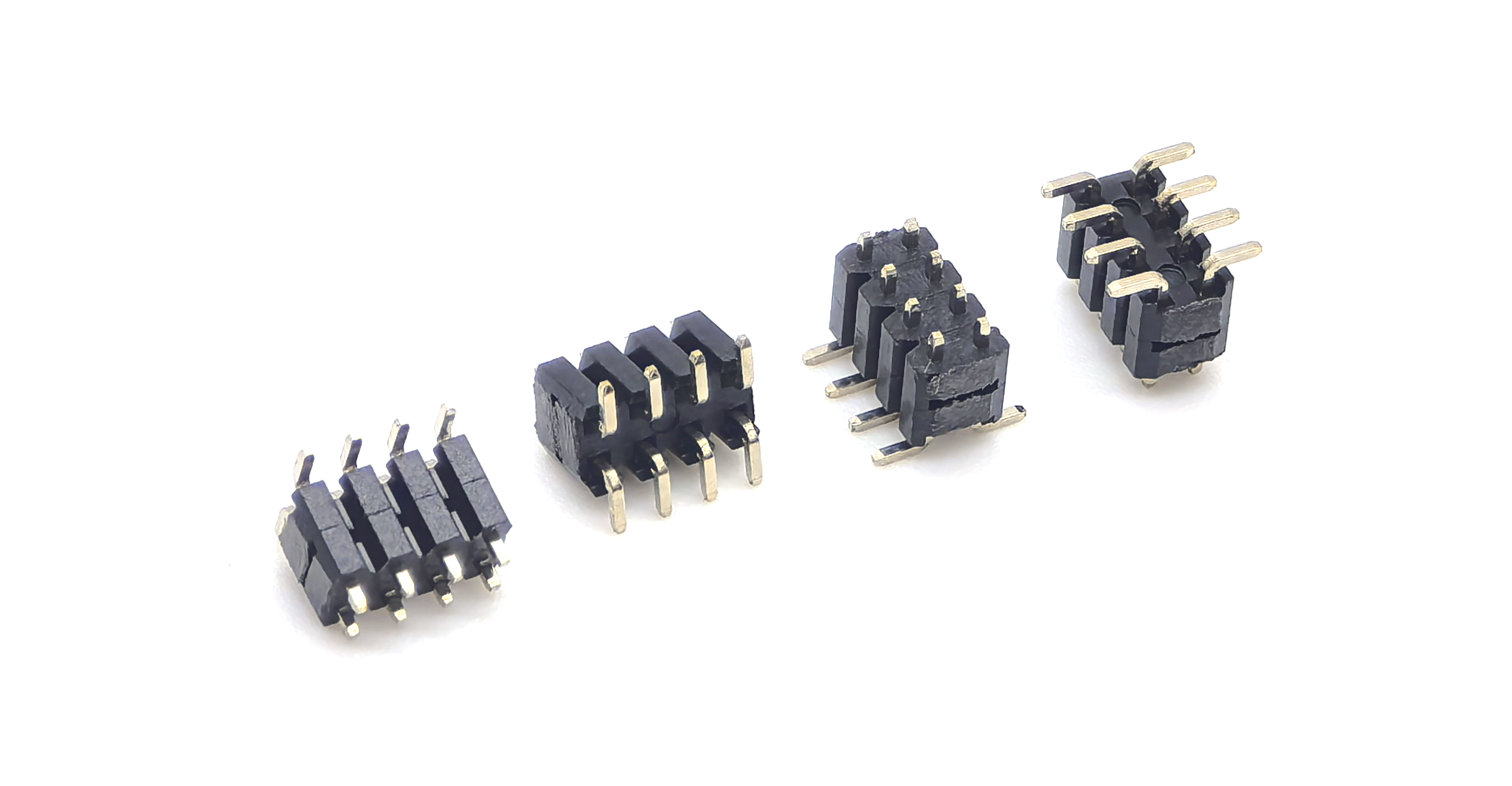 2.0mm Pitch Pin header Connector Dual Row SMT Two-layer Plastic H4.0mm 2*4P