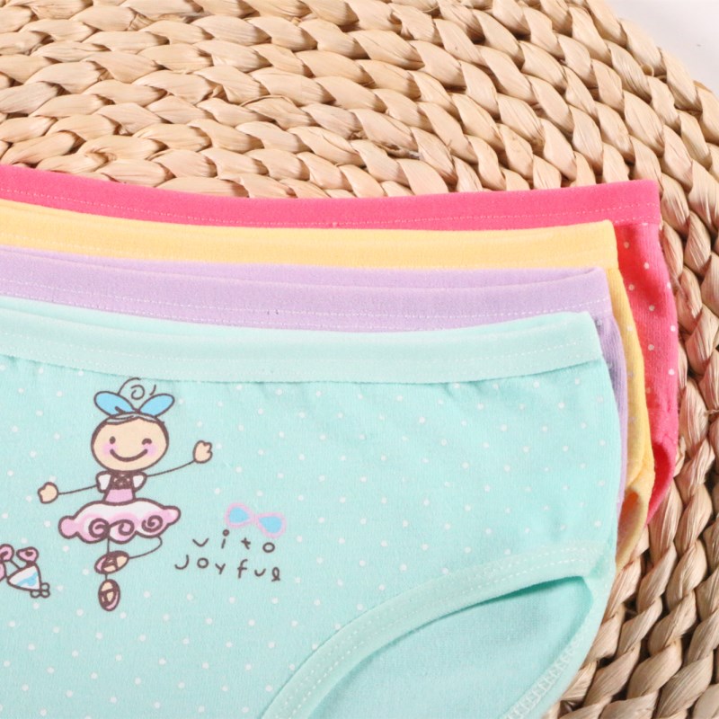 6pcs/Set Cartoon Baby Girl Underwear Kids Pants Child Panties Shorts Briefs Suit 2-10Y