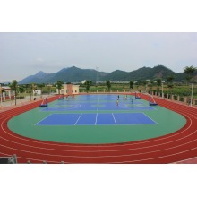 Colourful Synthetic Silicon PU Water-based Courts Sports Surface Flooring Athletic Running Track