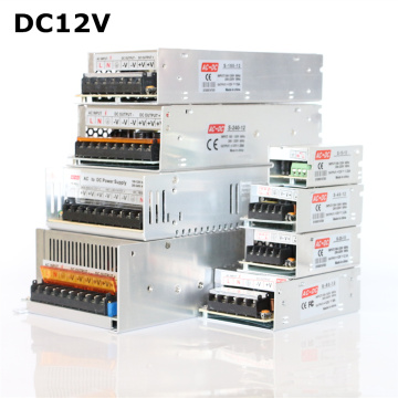 Lighting Transformer DC12V 1/2/3/5/10/15/20/30/40A Strip Power Supply 12W 24W 36W 60W 120W 180W 240W 360W 480W LED Tape Adapter