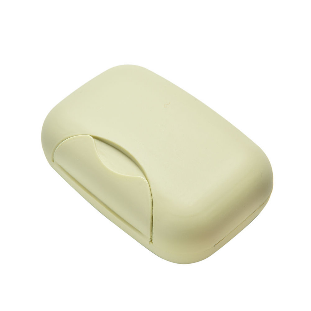 Plastic Travel Soap Box Dish Plate Case Hiking Holder Useful Soap Box Container Bath Products S/L Size