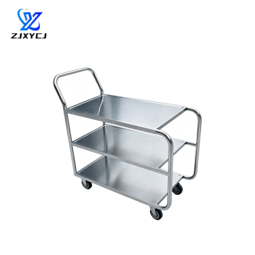 3-Tier Stainless Steel Rolling Utility Cart
