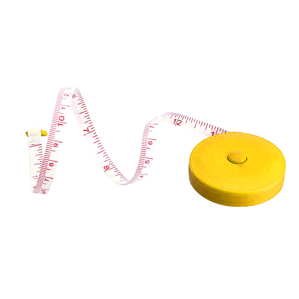 150cm/45cun Tape Measure Portable Retractable Ruler Children Height Ruler Sewing Machine Sticker Roll Tape Body Random Color FD