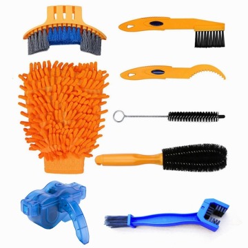 Bike Bicycle Chain Cleaner Scrubber Brushes Mountain Wash Tool Set Cycling Cleaning Kit Bicycle Repair Tools Bicycle Accessories