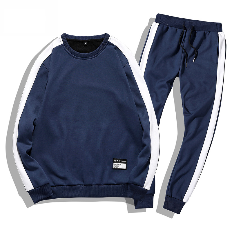 Tracksuits Men 2PC Outwear Sportsuit Sets Male Sweatshirts Men Set Clothing+Pants Hoodies Plus Size Moleton Masculino Coats 2020