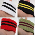 1Pairs Striped Knit Rib Cuff ,Trim Clothing,Jacket,Coat Cotton Stretch Soft Cuffing 2.76*3.54inch