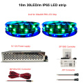 WS2812B WS2812 Kit IndividuaIIy AddressabIe RGB Led Strip Light With Wifi ControIIer SP108E DC5V Led Transformer Power SuppIy