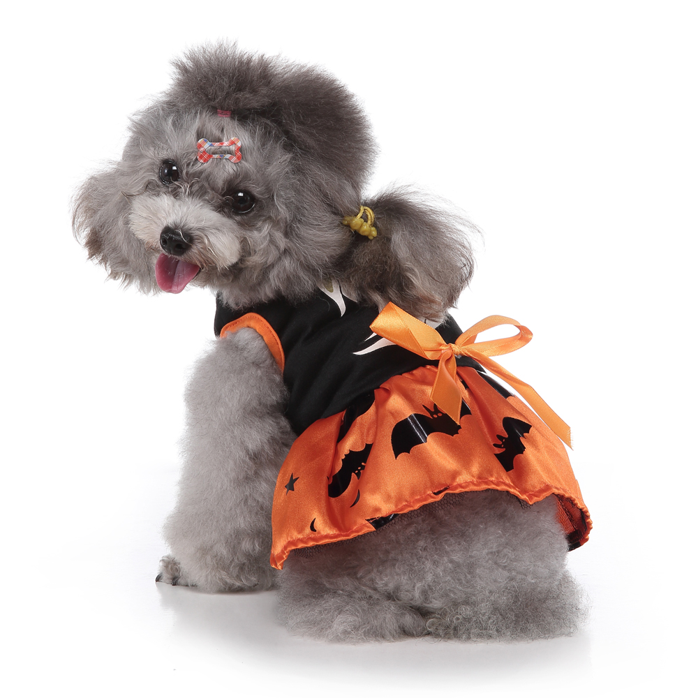 Halloween Pet Dog Dress Clothes For Dogs Princess Mascotas Dress Pet Skirt Tutu Wedding Dresses Christmas Dog Clothes Apparel