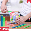 12PCS Kitchen Tool Plastic Seal Stick Storage Bar Bag Household Sealer Clamp Snack Fresh Food Rod Strip Kitchen Storage Bag Clip