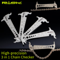 3 in 1 Bicycle Chain Checker Wear Indicator Stainless Steel MTB Road Bike Chain Hook Tools Bolt Measurement For 8 9 10 11 Speeds