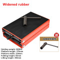 Widened rubber