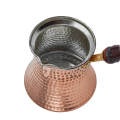 Turkish Traditional Copper Coffee Pot Handmade Ottoman Coffee Tea Espresso Pots %100 Turkish Coffee Maker Cezve Made in Turkey