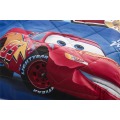 Hot Disney Cartoon McQueen Cars Printed Summer Quilts Comforter Bedspread Single Twin Full Queen Size Soft Blue Color Boy's Home