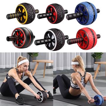 Ab Roller wheel Abdominal Muscle Trainer for Fitness Abs Core Workout Body Shape Training Non-slip No Noise Fitness Equipment